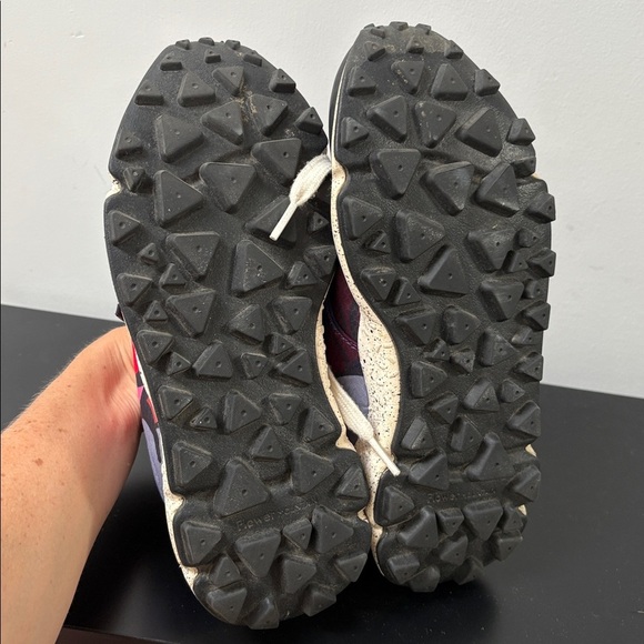 Flower Mountain Jin Lee Pampas Chance Sneakers lace up Pink Red Canvas US7.5 - Picture 14 of 14